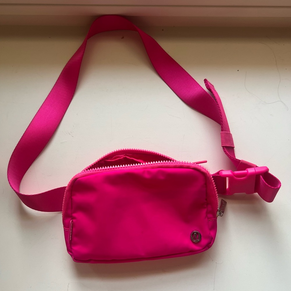 lululemon athletica Fuchsia  hot pink  Crossbody Bag